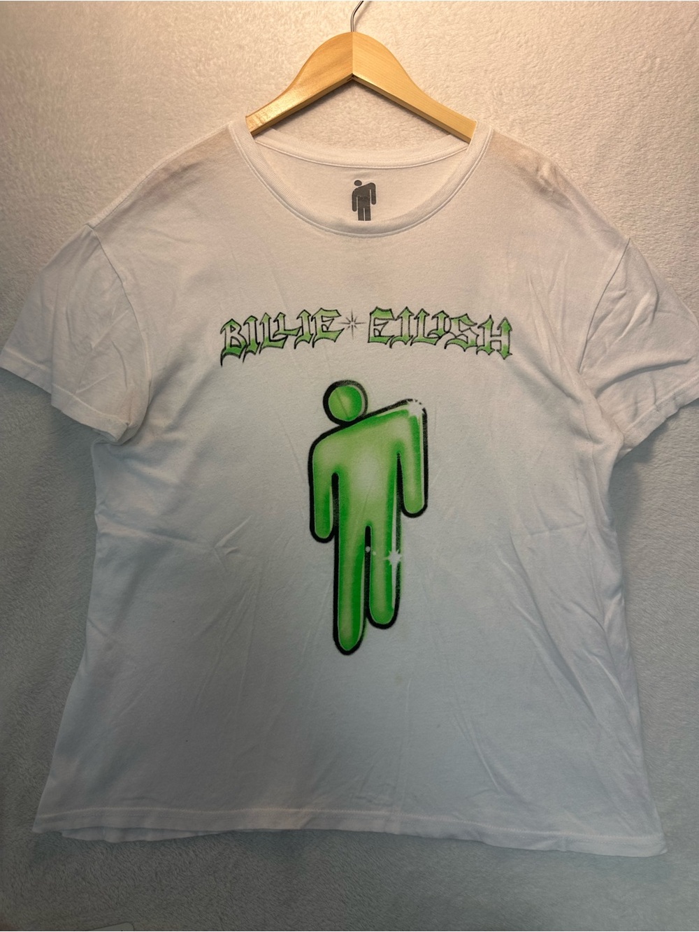 Billie Eilish T-shirt White size XL Unisex - Picture 1 of 7